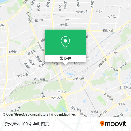 尧化新村100号-4幢地图