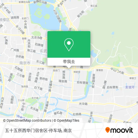 五十五所西华门宿舍区-停车场地图