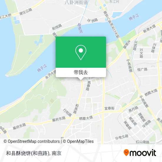 和县酥烧饼(和燕路)地图