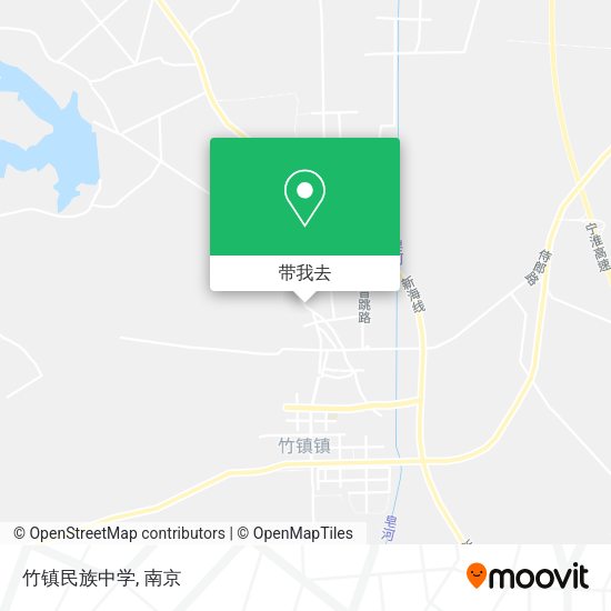 竹镇民族中学地图