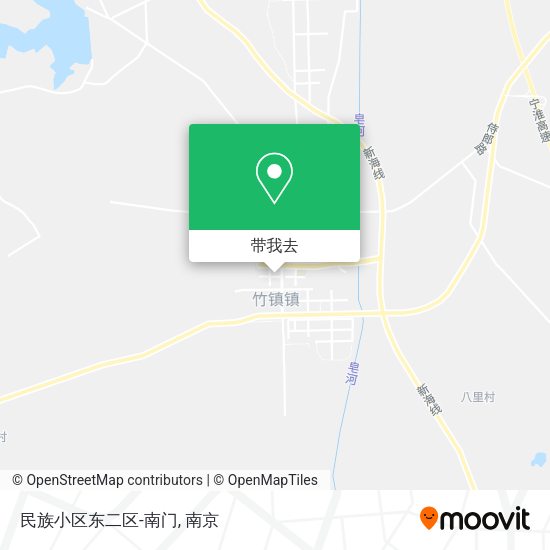 民族小区东二区-南门地图