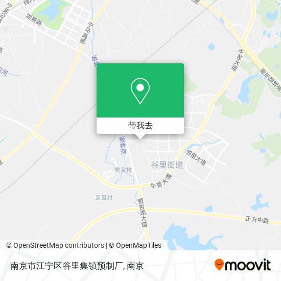 南京市江宁区谷里集镇预制厂地图