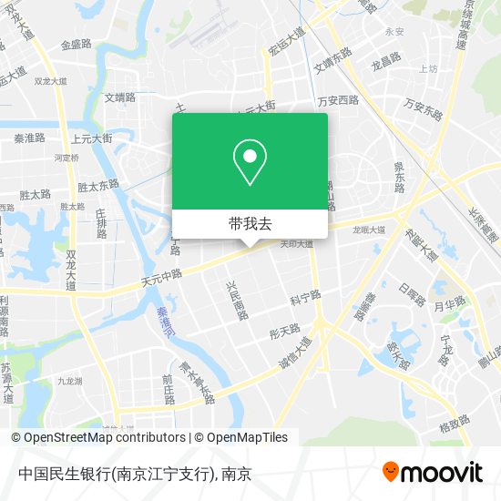 中国民生银行(南京江宁支行)地图