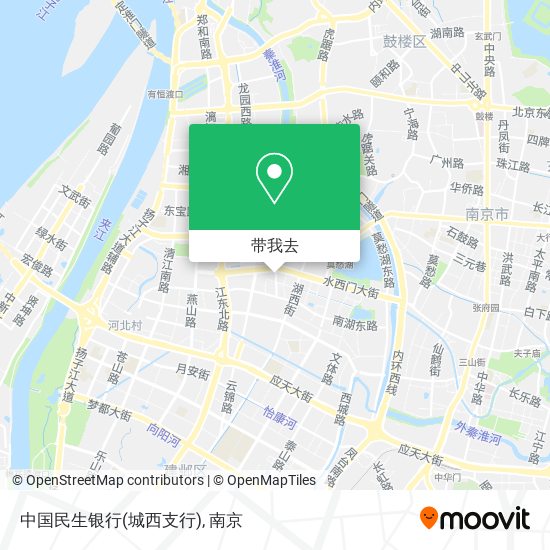 中国民生银行(城西支行)地图