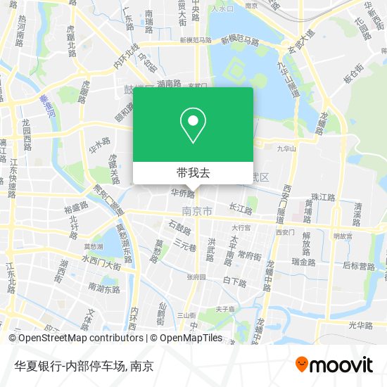 华夏银行-内部停车场地图