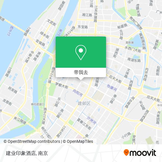 建业印象酒店地图