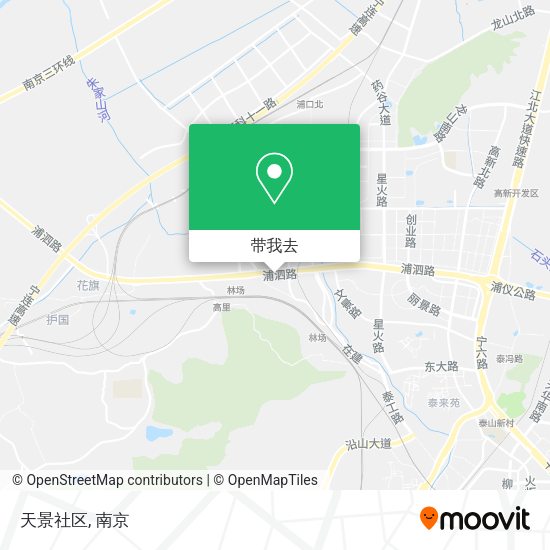 天景社区地图
