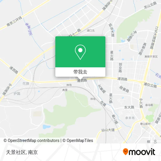 天景社区地图