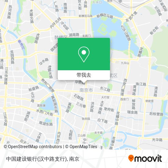 中国建设银行(汉中路支行)地图