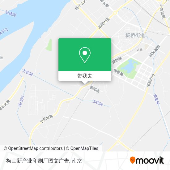 梅山新产业印刷厂图文广告地图