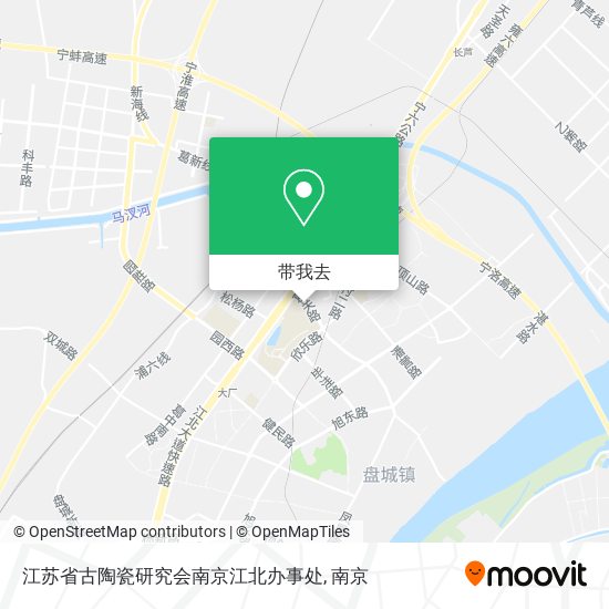 江苏省古陶瓷研究会南京江北办事处地图