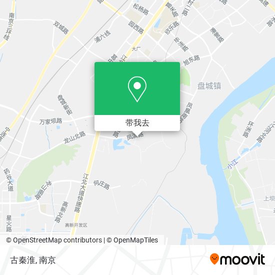 古秦淮地图