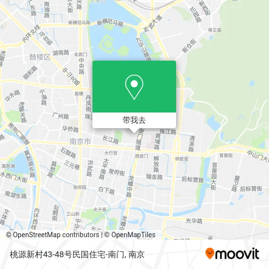 桃源新村43-48号民国住宅-南门地图