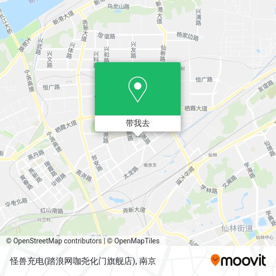 怪兽充电(踏浪网咖尧化门旗舰店)地图