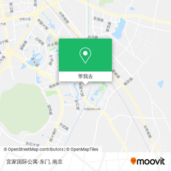 宜家国际公寓-东门地图
