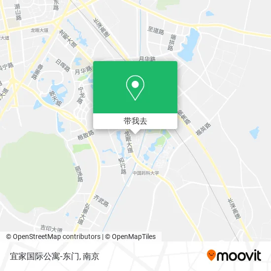 宜家国际公寓-东门地图