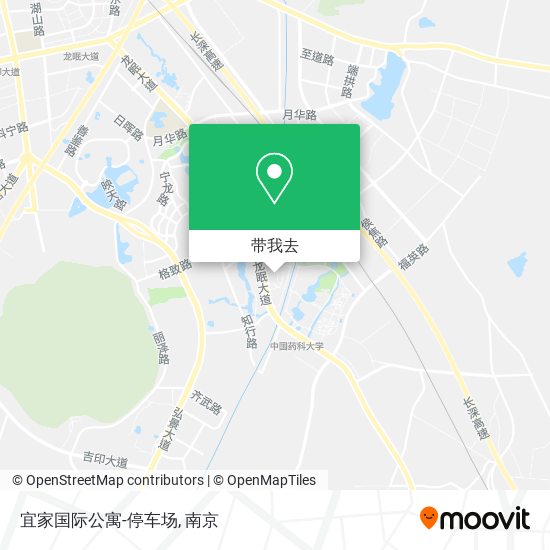 宜家国际公寓-停车场地图