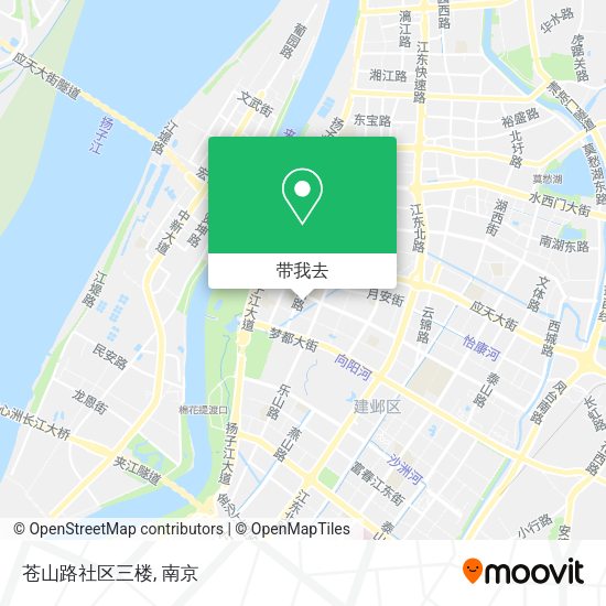 苍山路社区三楼地图