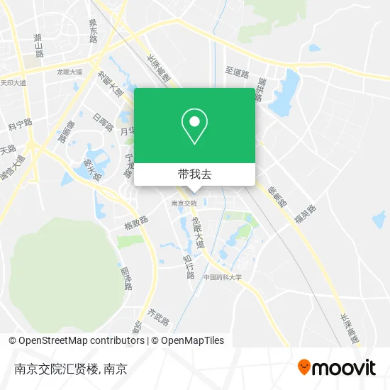 南京交院汇贤楼地图