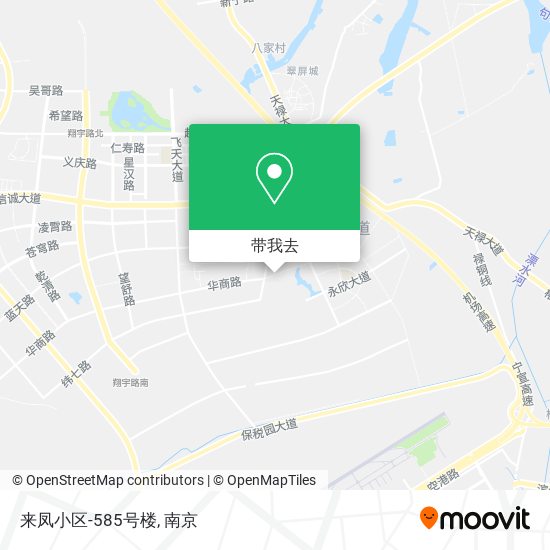 来凤小区-585号楼地图