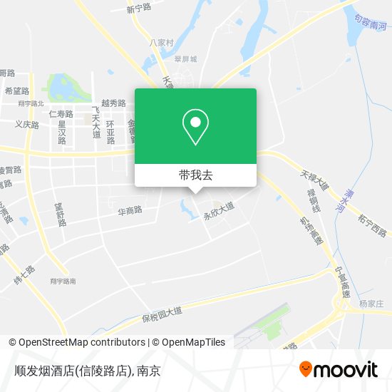 顺发烟酒店(信陵路店)地图