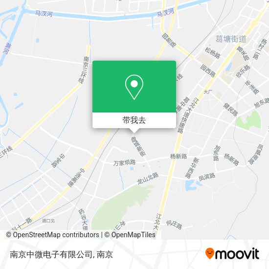 南京中微电子有限公司地图