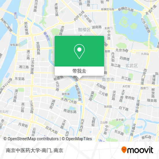 南京中医药大学-南门地图