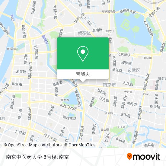 南京中医药大学-8号楼地图