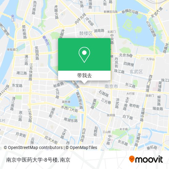 南京中医药大学-8号楼地图