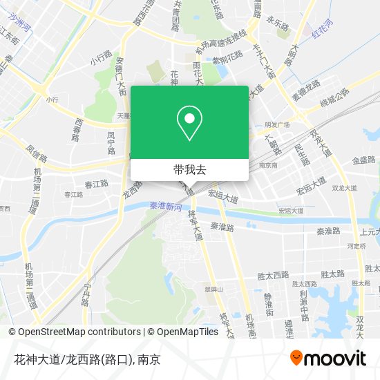 花神大道/龙西路(路口)地图
