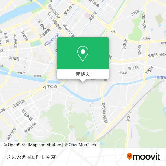 龙凤家园-西北门地图