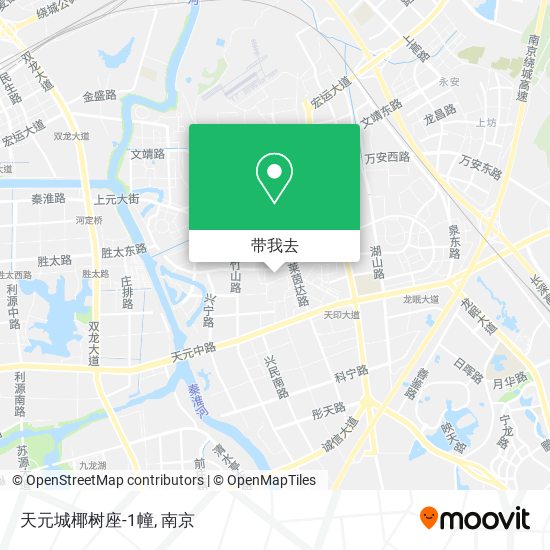 天元城椰树座-1幢地图