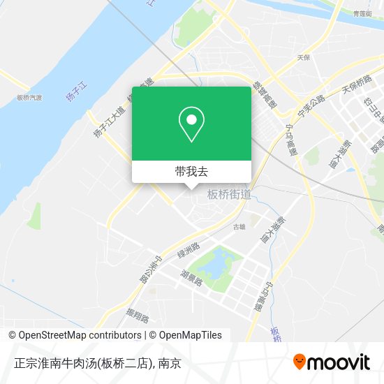 正宗淮南牛肉汤(板桥二店)地图