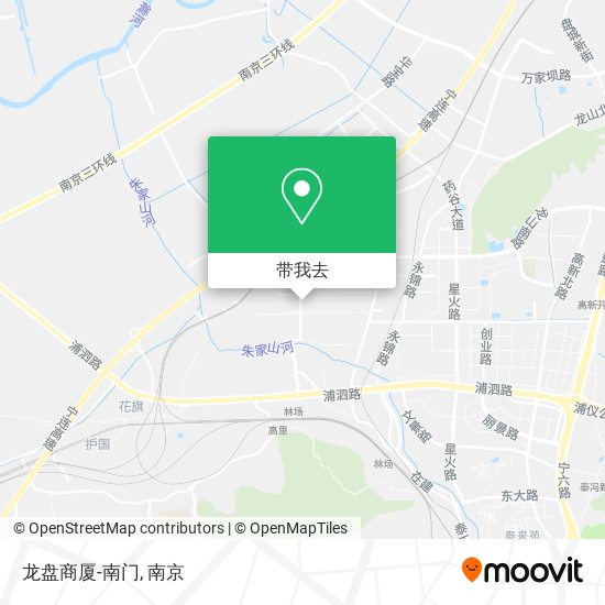 龙盘商厦-南门地图