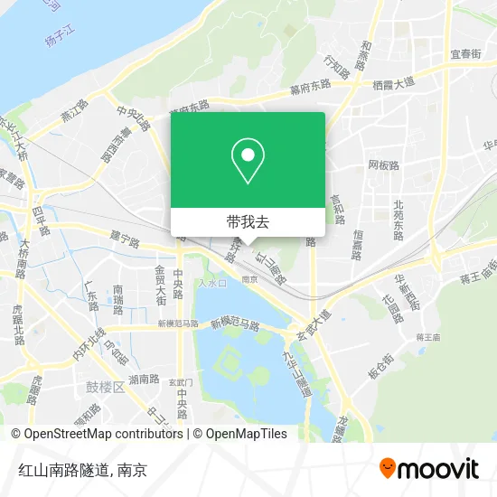 红山南路隧道地图