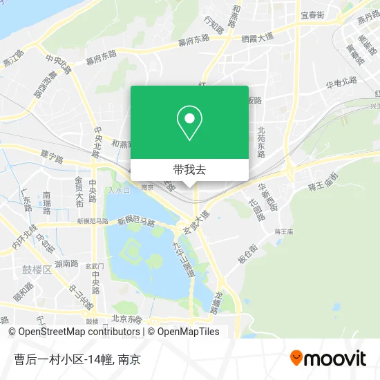 曹后一村小区-14幢地图