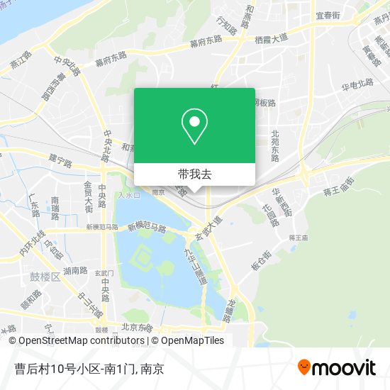 曹后村10号小区-南1门地图