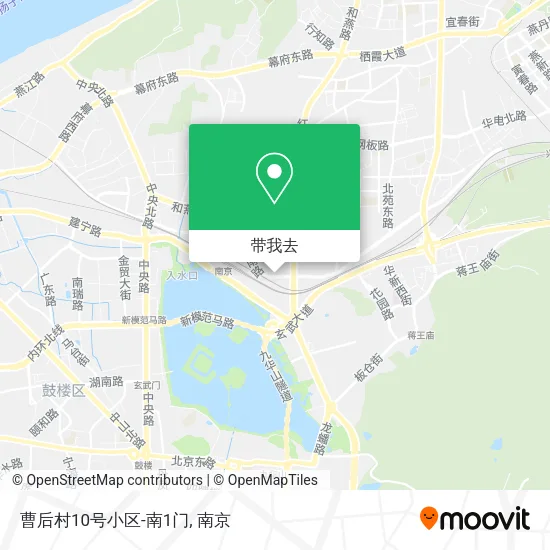 曹后村10号小区-南1门地图