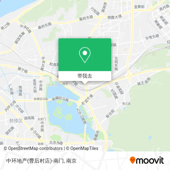 中环地产(曹后村店)-南门地图