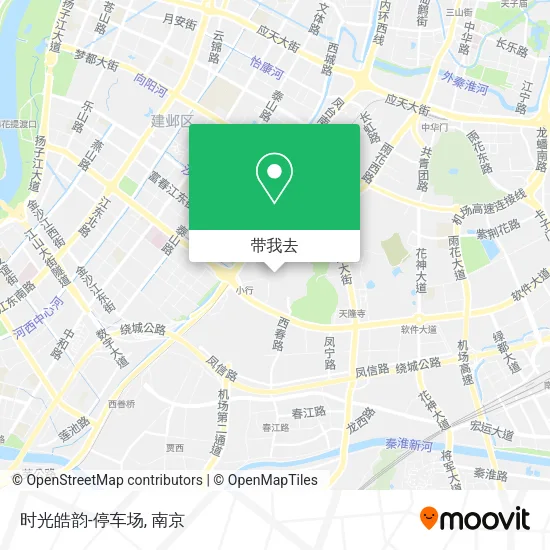 时光皓韵-停车场地图