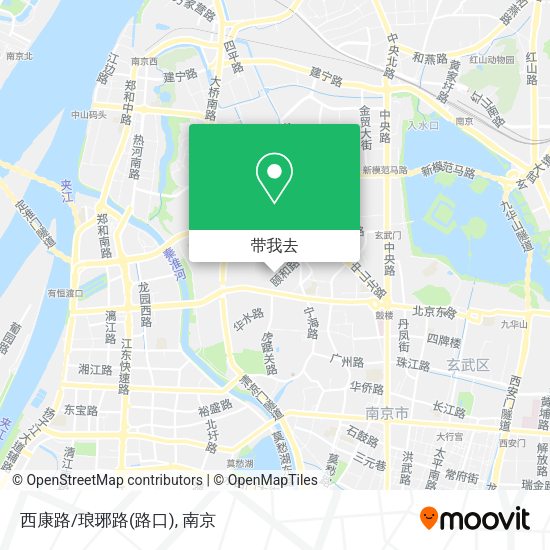 西康路/琅琊路(路口)地图