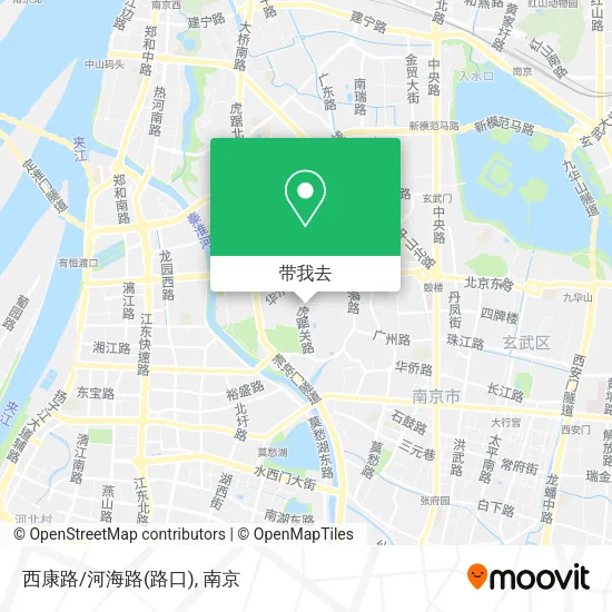 西康路/河海路(路口)地图