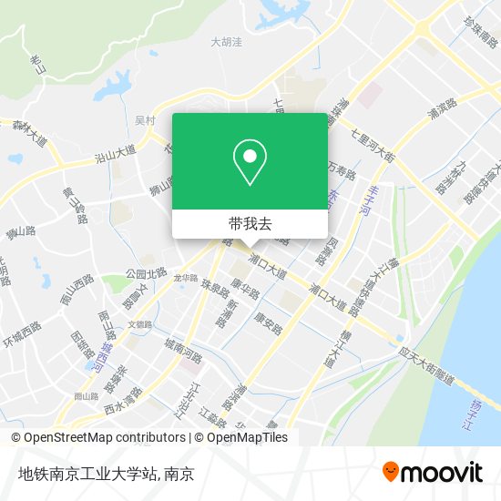 地铁南京工业大学站地图