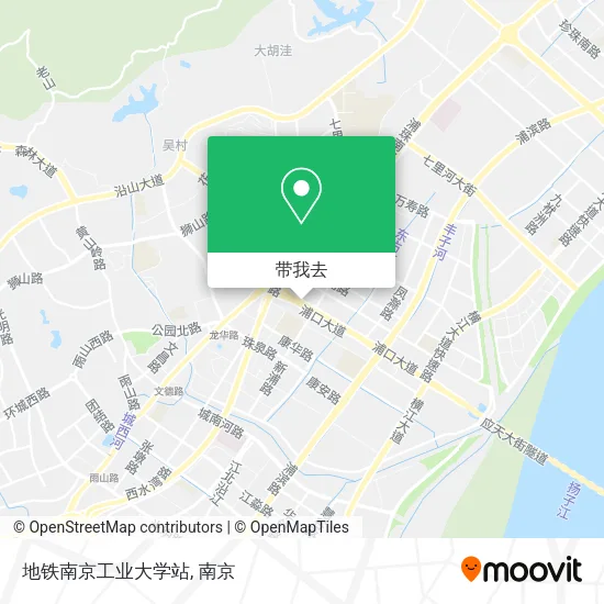 地铁南京工业大学站地图