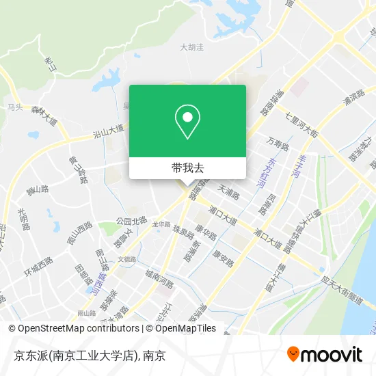 京东派(南京工业大学店)地图