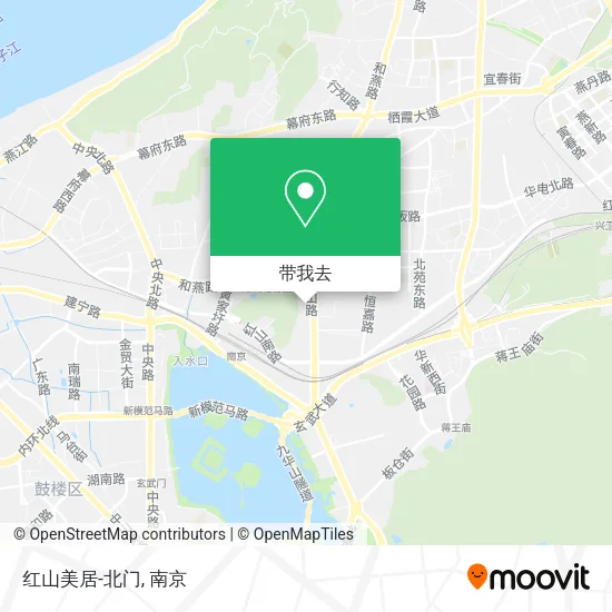 红山美居-北门地图