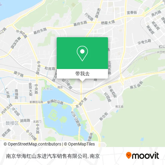南京华海红山东进汽车销售有限公司地图