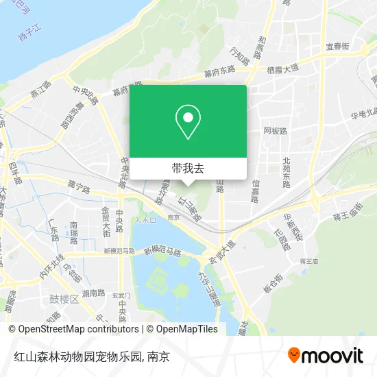 红山森林动物园宠物乐园地图