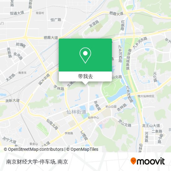 南京财经大学-停车场地图