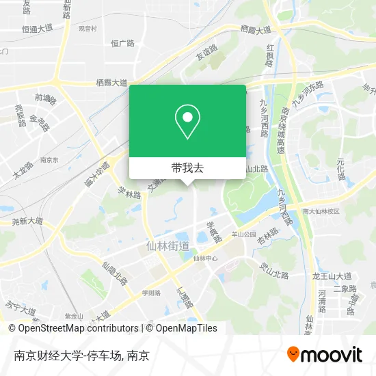 南京财经大学-停车场地图